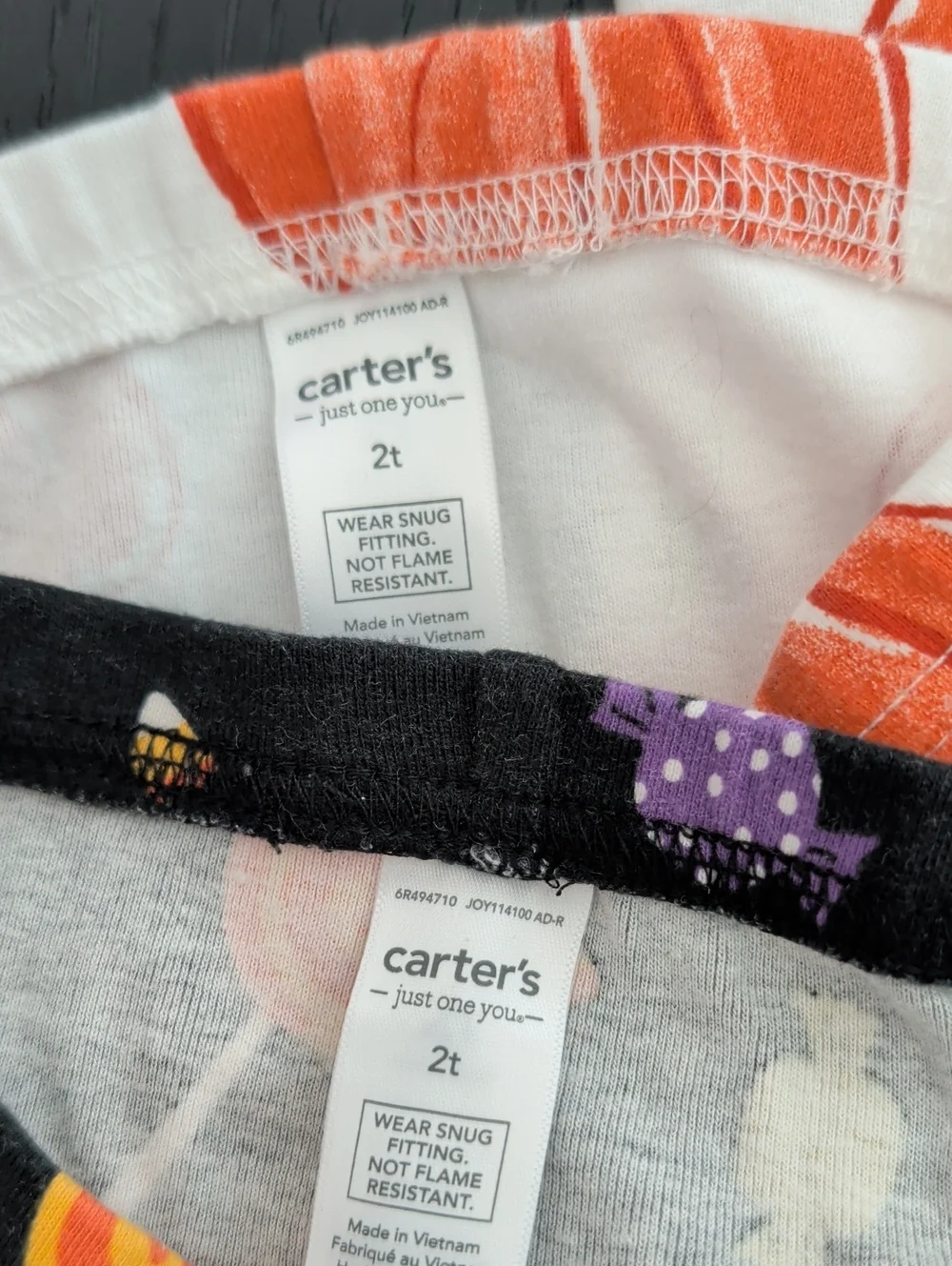 6 Piece Girl Toddler 2T Halloween Clothing Lot Pumpkins Glittery Ghost Candy